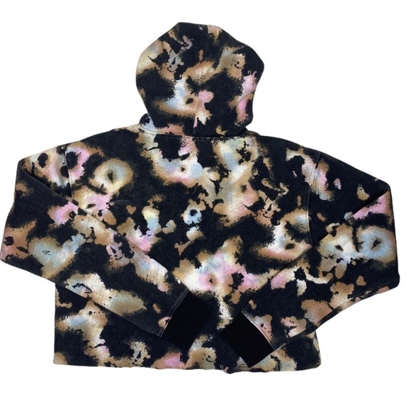 Wild Fable Oversized Tie Die Cropped Cozy Hoodie Sz XS - Picture 2 of 6
